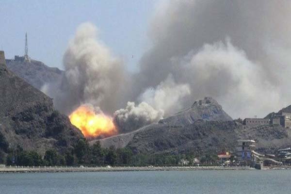 حمله جنگنده‌های آل‌سعود به استان «عدن»یمن