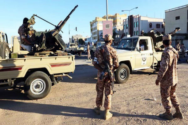 کشته شدن ۱۴ نظامی لیبیایی در شهر طرابلس
