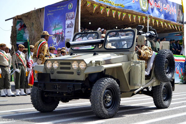 مراسم رژه روز ارتش در شاهرود