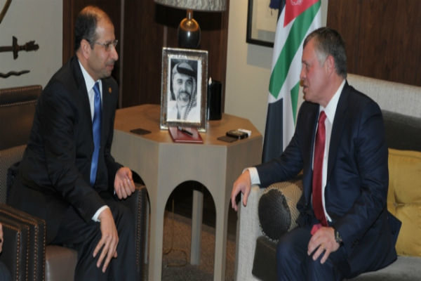 دیدار پادشاه اردن با رئیس پارلمان عراق