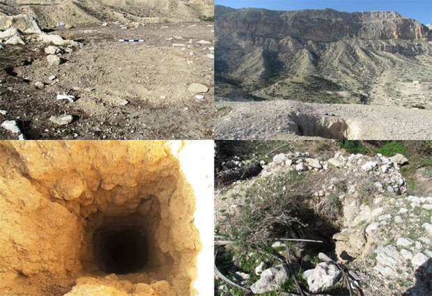 حفاری های غیرمجاز در کالبد منابع تجدیدناپذیر فرهنگی و باستانی ریز