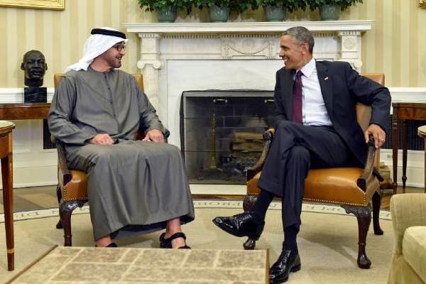 اوباما و ولیعهد امارات