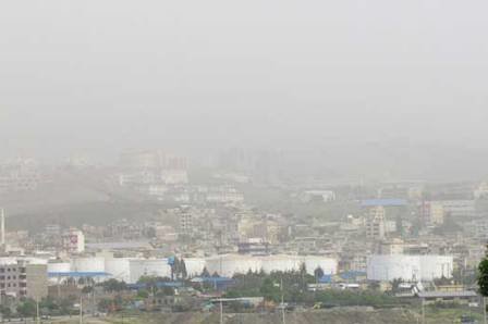 آلودگی هوا در سنندج