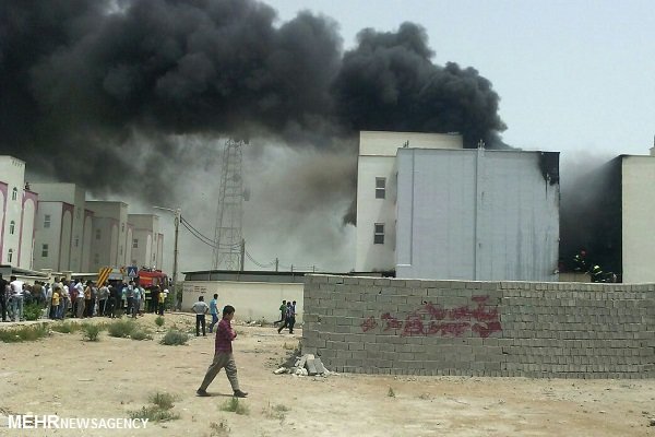 آتش سوزی مسکن مهر بوشهر