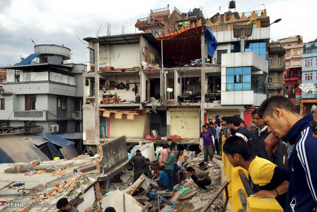 زلزله مرگبار در نپال‎