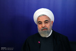 جلسه اداری و نشست خبری حسن روحانی رئیس جمهور در سفر به شیراز