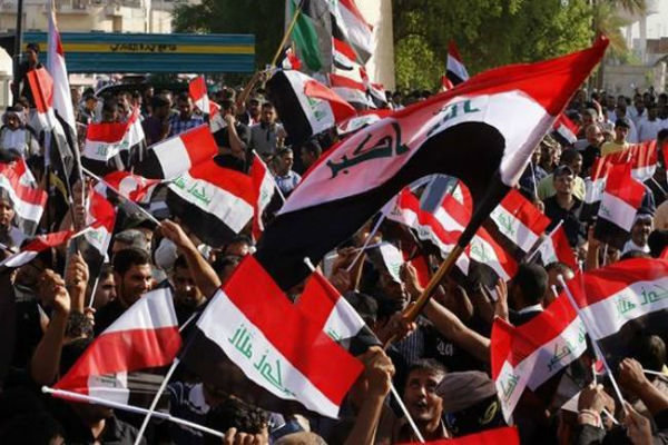 تظاهرات ضد آمریکایی مردم عراق در نقاط مختلف کشور