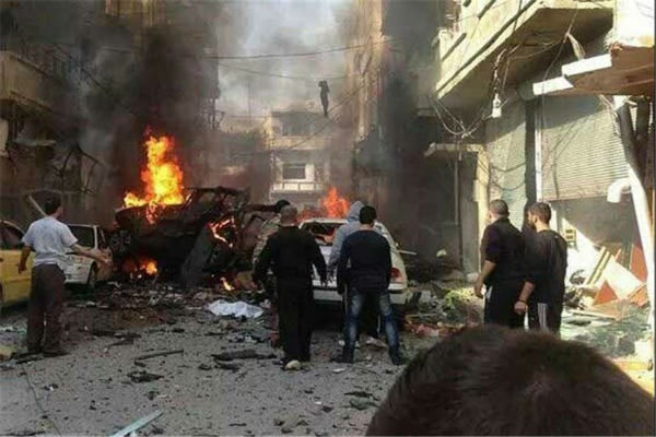 وقوع انفجار تروریستی در حومه دمشق/ زخمی شدن ۶ نفر