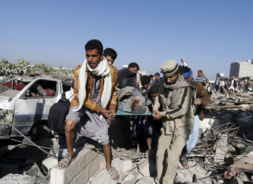 کشتار مردم بی دفاع یمن