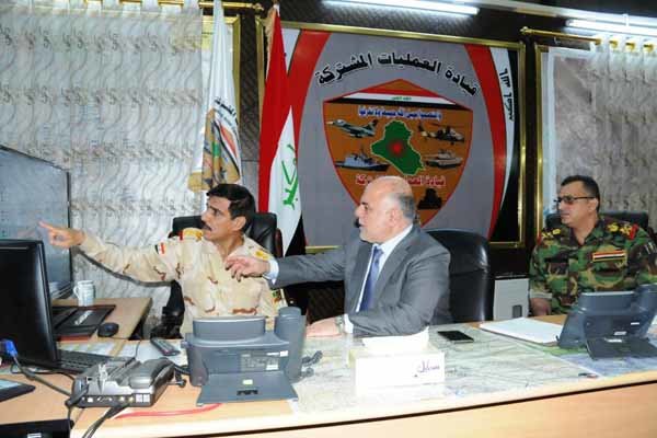 درخواست العبادی برای حمایت معنوی از نیروهای امنیتی و مردمی عراق