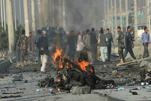 ۱۹ کشته و زخمی در حمله انتحاری در کابل افغانستان