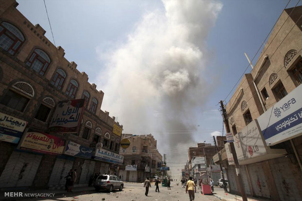 حمله هوایی به پایگاه الدلیمی در شمال صنعاء