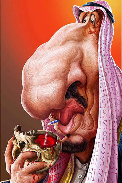 کاریکاتورهای داعش