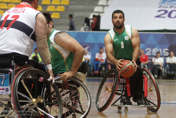 فینال رقابت های بسکتبال با ویلچر اصفهان