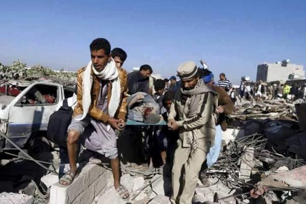 عربستان با بمب‌های ساخت آمریکا مردم یمن را می‌کشد