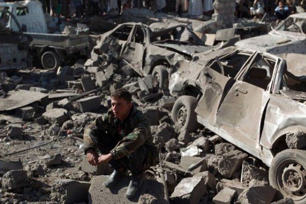 بمباران مناطق مسکونی شهر حرض توسط جنگنده های سعودی