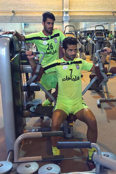 تمرین تیم ملی فوتبال ایران