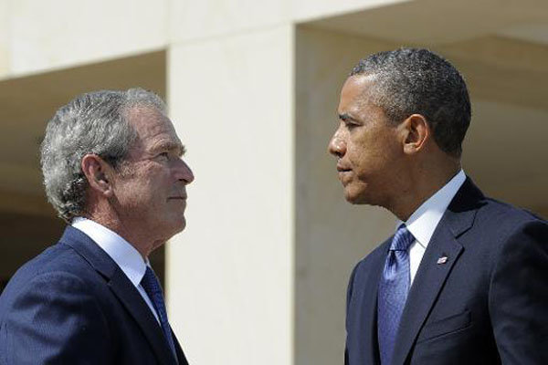 بوش خطاب به اوباما: باید نیروی زمینی به عراق اعزام شود