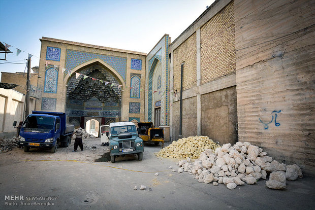 بازدید معاون سازمان میراث فرهنگی از تخریب بافت تاریخی شیراز
