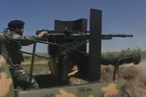 فیلم/نیروهای مردمی حامی ارتش سوریه در استان السویداء