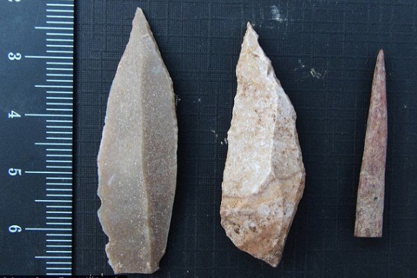 ابزار سنگی کشف شده در اردن