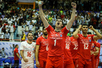 دیدار تیم های ملی والیبال ایران و آمریکا
