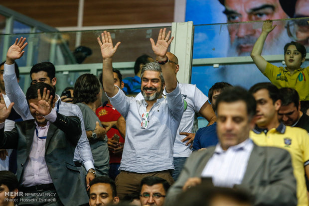 حاشیه دیدار تیم های ملی والیبال ایران و آمریکا
