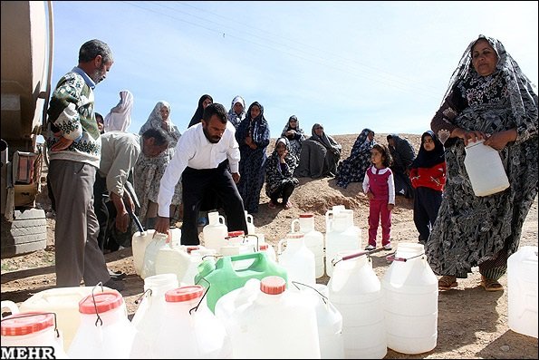 جیره بندی آب در روستاهای شهرستان مرزی تایباد/بحران آب جدی است
