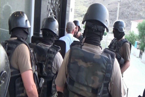 دستگیری ۴۵ نفر به اتهام فعالیت تروریستی در ترکیه
