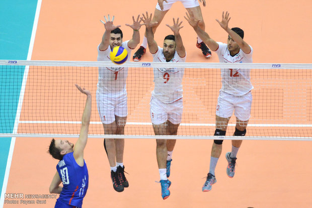 تیم ملی والیبال ایران ست دوم را از روسیه برد