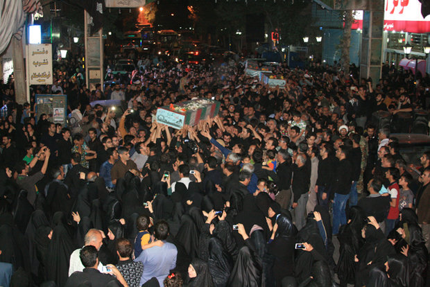 تشییع شهدای غواص