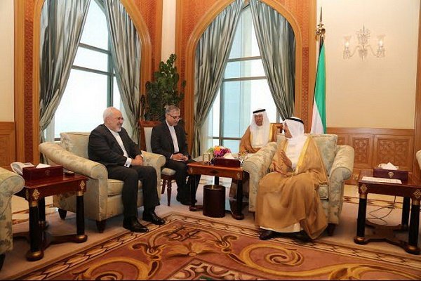 ظریف با امیر کویت دیدار کرد