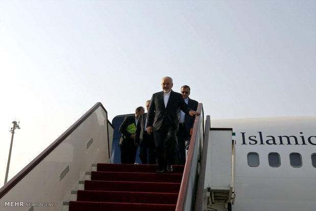 سفر محمد جواد ظریف وزیر امور خارجه به قطر