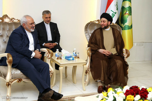 دیدار محمد جواد ظریف وزیر امور خارجه با مقامات عراقی