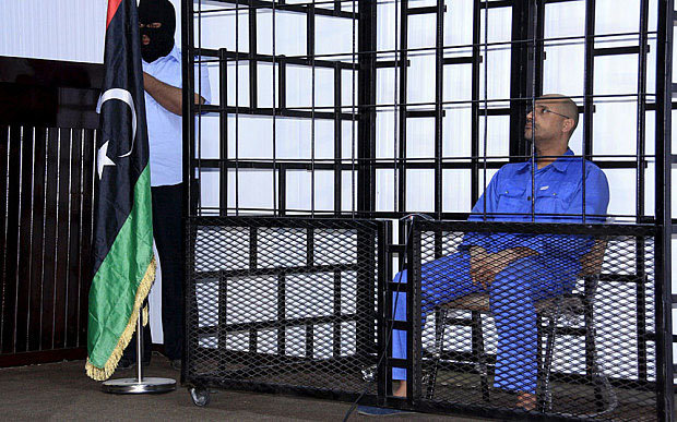 پسر دیکتاتور پیشین لیبی به اعدام محکوم شد
