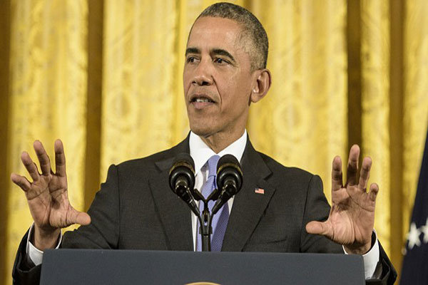 اوباما: همچنان به مقابله با ایران در سطوح مختلف ادامه می‌دهیم