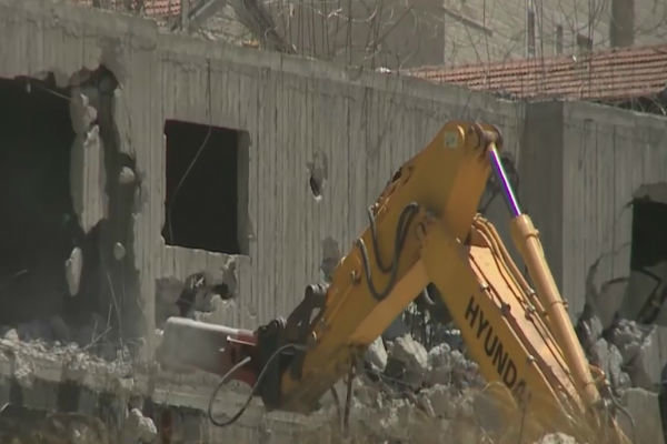 فیلم/ تخریب منازل فلسطینی در کرانه باختری
