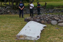 کشف احتمالی قطعه هواپیمای مالزیایی ام اچ ۳۷۰‎
