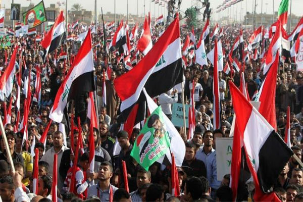 عراقی ها در شهر نجف تظاهرات کردند