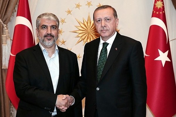 خالد مشعل به دیدار اردوغان رفت