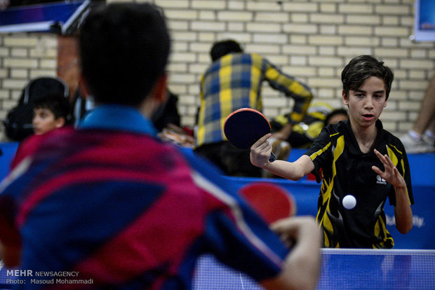 مسابقات آزاد و دسته برتر تنیس روی میز امیدهای خوزستان