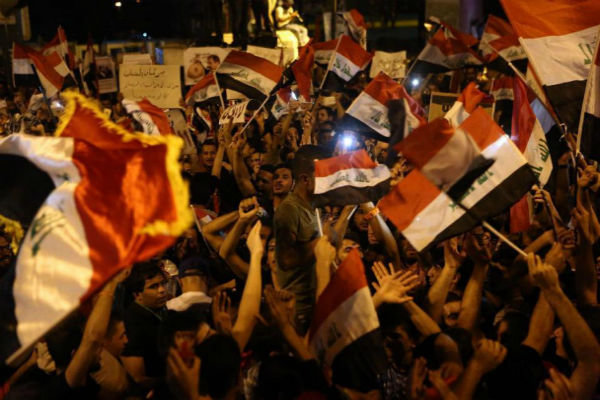 تظاهرات مردم عراق در حمایت از اصلاحات «العبادی»