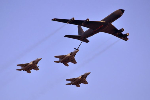 همراهی جنگنده های اردن توسط هواپیماهای نظامی رژیم اسرائیل