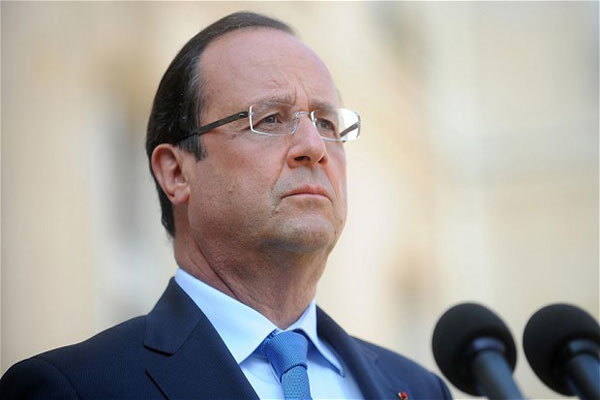 اولاند مشارکت فرانسه در ائتلاف ضدداعش را اعلام می کند