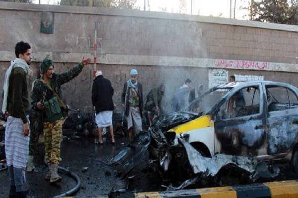 وقوع انفجار در نزدیکی سفارت آمریکا در صنعا