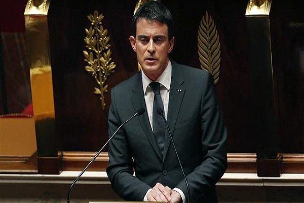 تلاش نخست وزیر فرانسه برای توجیه حمله به سوریه