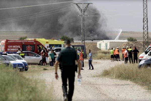 هشت کشته و زخمی در انفجار کارخانه اسپانیایی