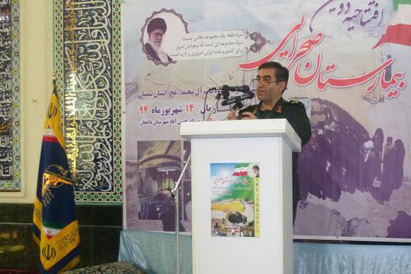سردار احمد عبدالهی معاون بهداشت و درمان کل سپاه پاسداران انقلاب اسلامی