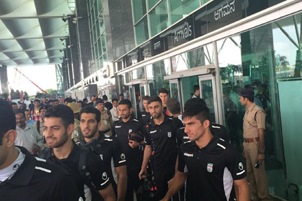 تیم ملی فوتبال ایران - ورود به هند