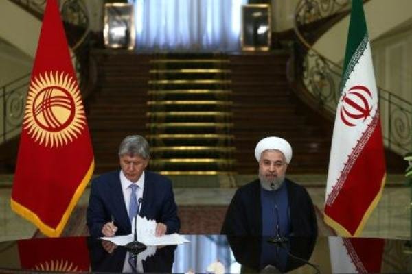 روحانی و رئیس جمهور قرقیزستان